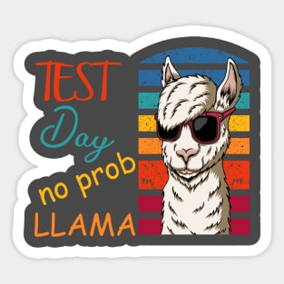 Test Day No Prob-Llama Sticker